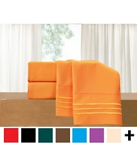 Elegant Comfort Luxury Soft Solid -Pc. Sheet Set