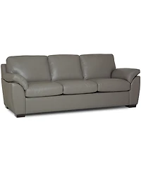 Lothan 87" Leather Queen Sleeper, Created for Macy's