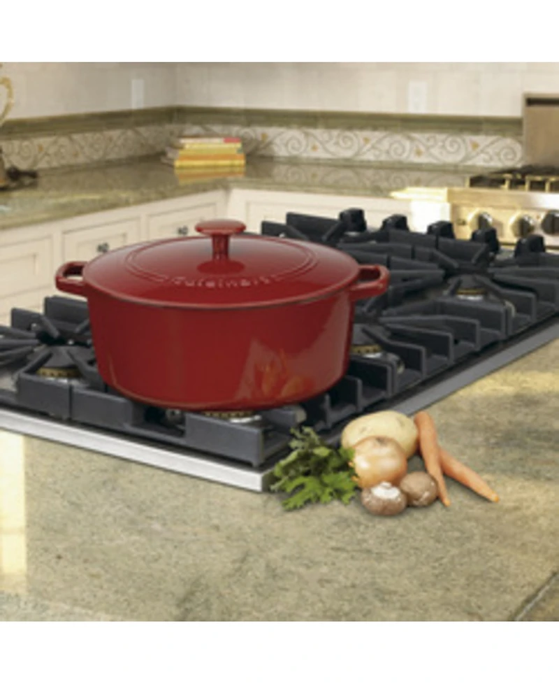 Cuisinart Chefs Classic Enameled Cast Iron 7-Qt. Round Covered Casserole