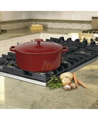 Cuisinart Chefs Classic Enameled Cast Iron 7-Qt. Round Covered Casserole