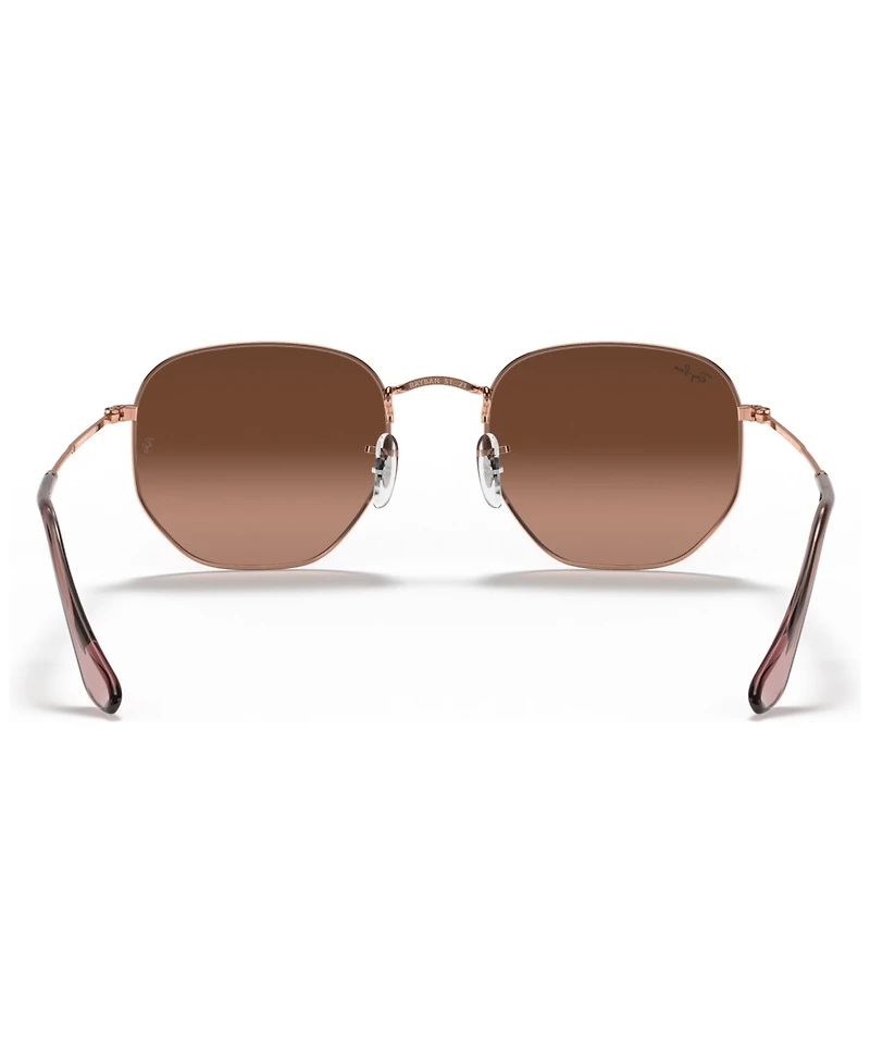 Ray-Ban Unisex Sunglasses, RB3548N Hexagonal Flat Lenses