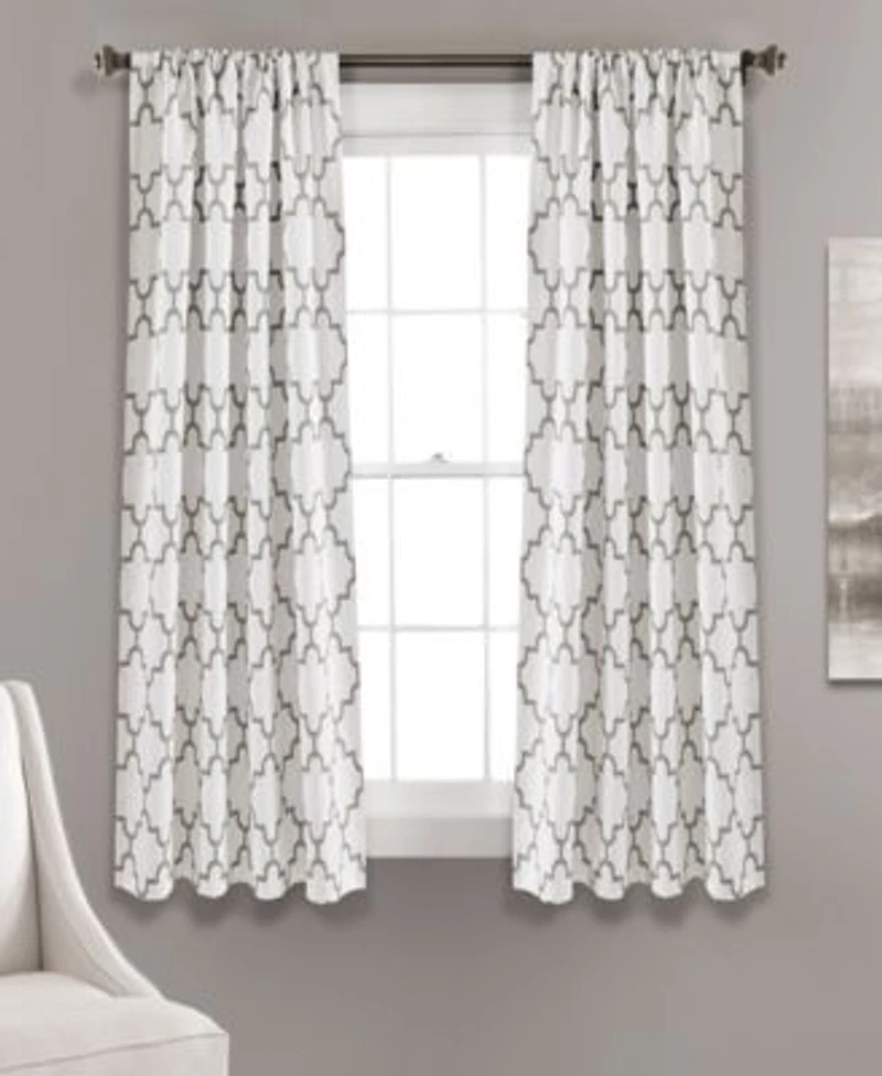 Bellagio Geometric Print Curtain Collection