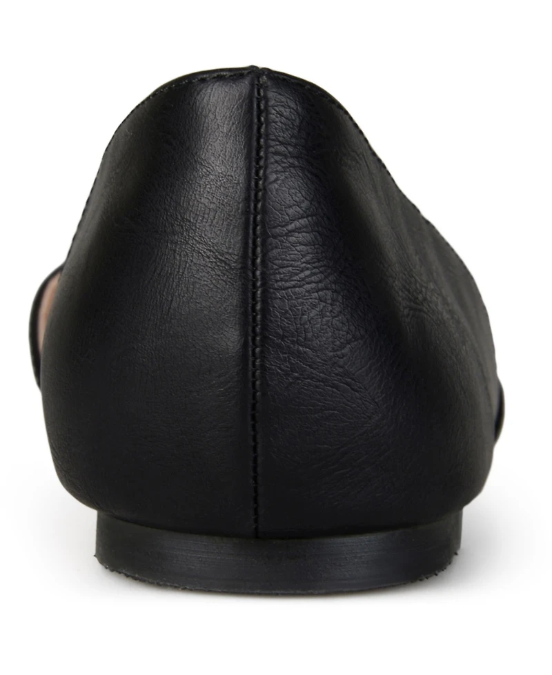 Journee Collection Women's Cortni Pointed Toe d'Orsay Flats