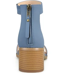 Journee Collection Women's Percy Block Heel Sandals