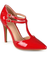 Journee Collection Women's Tru T Strap Stiletto Pumps
