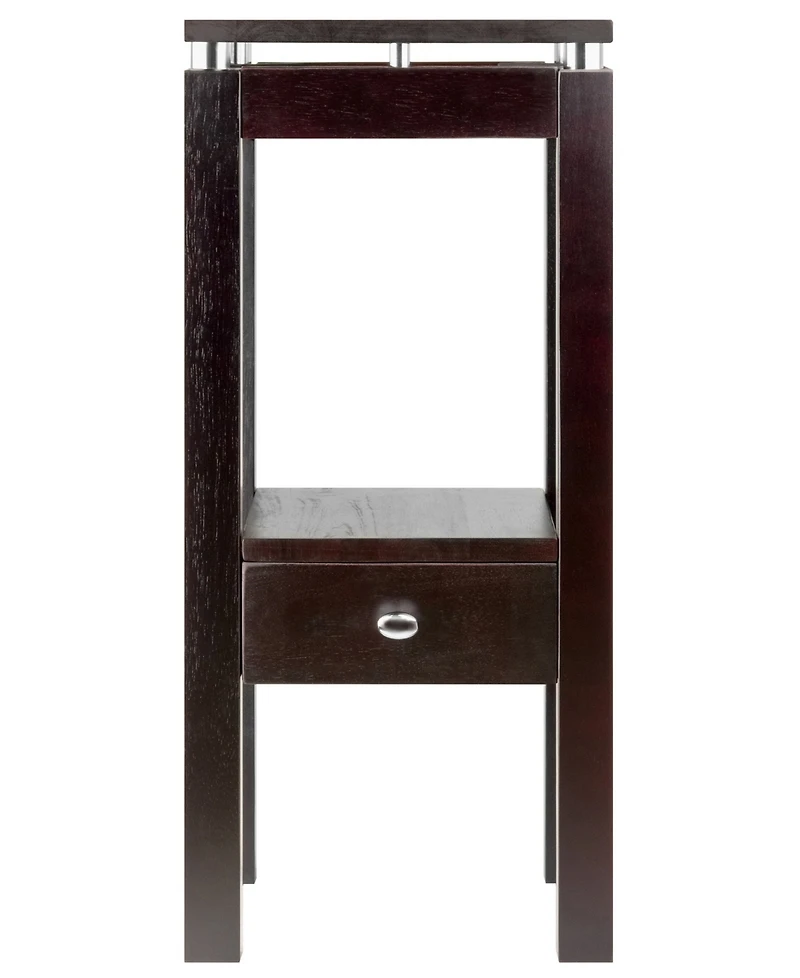 Linea Phone Stand with Chrome Accent
