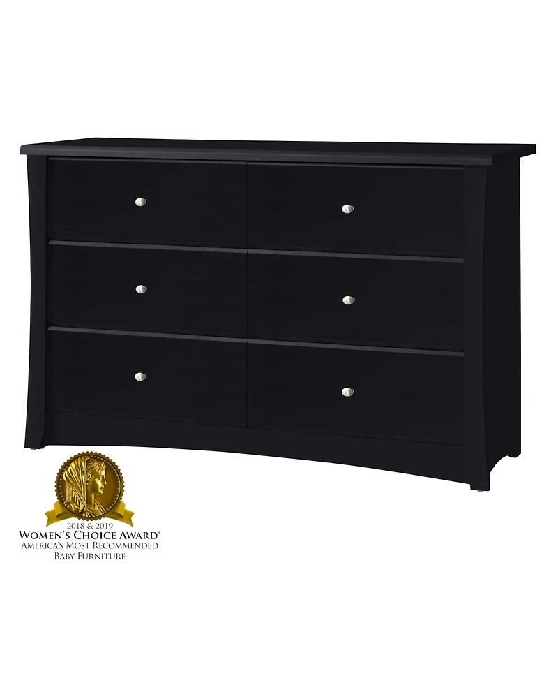 Storkcraft Crescent 6 Drawer Double Dresser