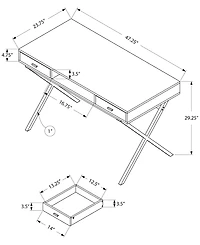 Monarch Specialties Computer Desk