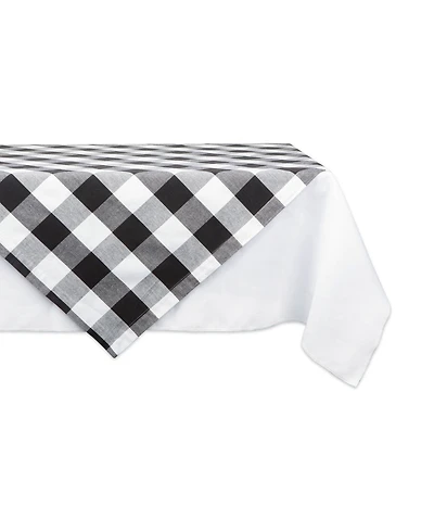 Design Imports Buffalo Check Table Topper 40" x