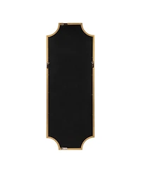 Kate and Laurel Hogan Framed Scallop Full Length Wall Mirror - 18" x 48"