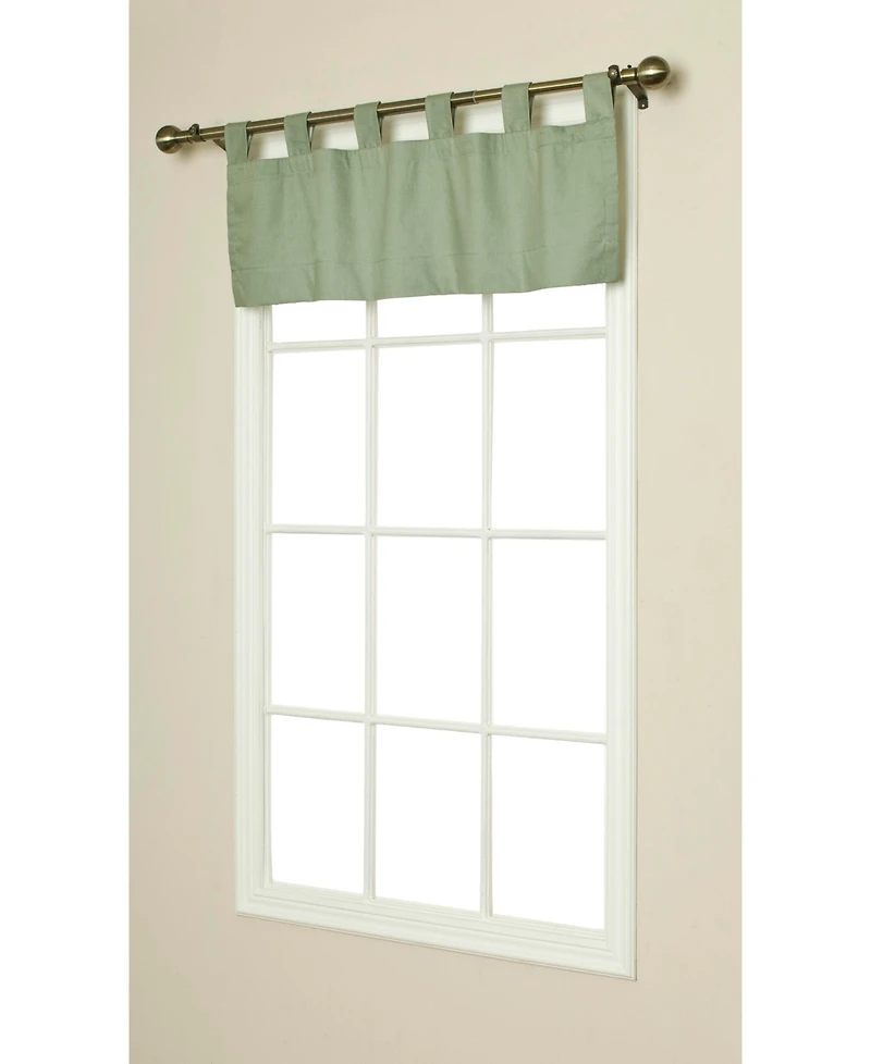 ThermalogicT Commonwealth Thermalogic Weather Insulated Cotton Fabric Tab Valance - 40x15 inch