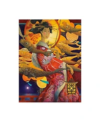 David Galchutt The Evening Stroll Canvas Art - 15.5" x 21"