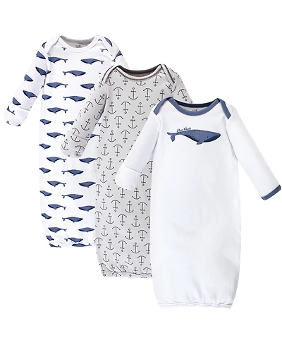 Touched by Nature Baby Boys Unisex Natural Soft Cotton Gowns
