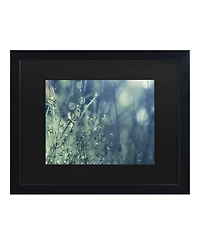 Beata Czyzowska Young Blues in the Morning Matted Framed Art - 15" x 20"
