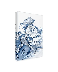 Vision Studio Blue & White Asian Garden Ii Canvas Art - 20" x 25"