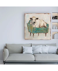 Ethan Harper Moo-ving in I Canvas Art - 36.5" x 48"