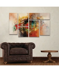 Zavaleta Abstract Vi Multi Panel Art Set 6 Piece - 49" x 19"
