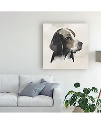 Grace Popp Inked Dogs Ii Canvas Art - 15" x 20"