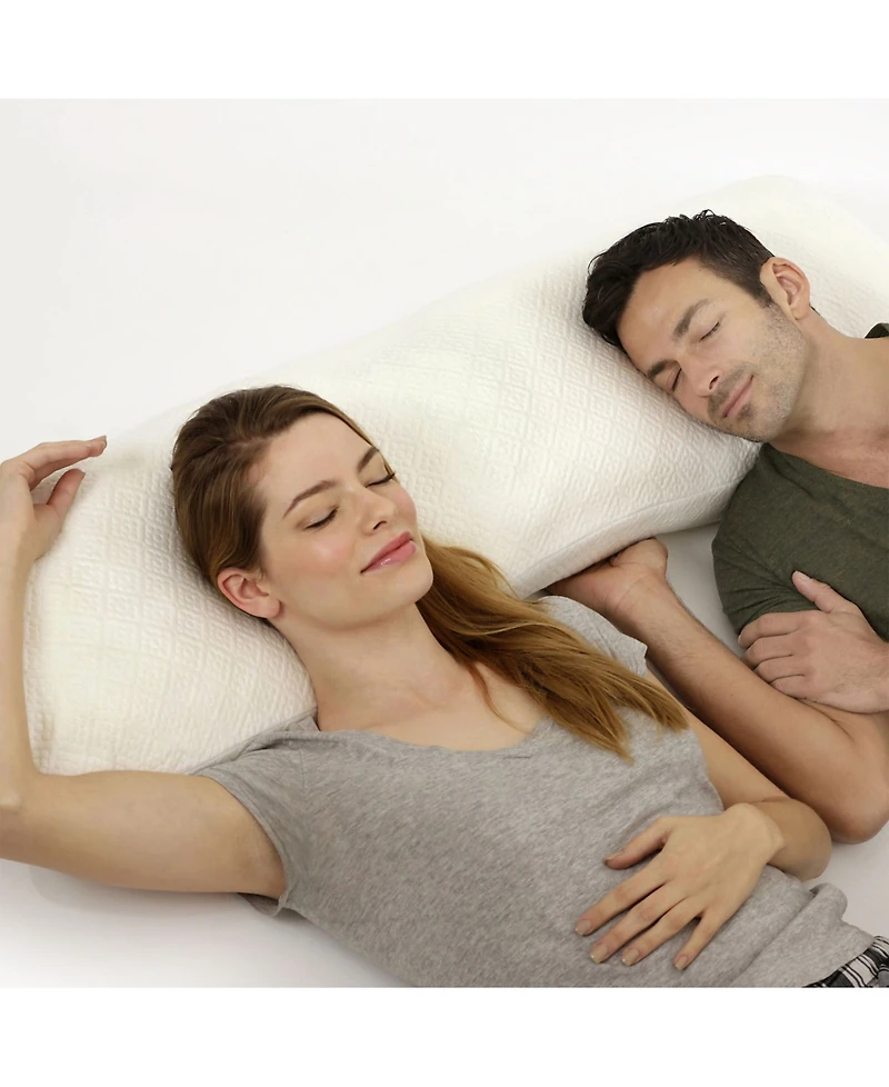 Rio Home Fashions Pure Rest Covered Memory Foam Body Pillow