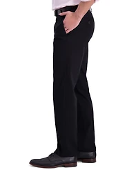 Haggar Men's Iron Free Premium Khaki Straight-Fit Flat-Front Pant