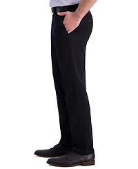 Haggar Men's Iron Free Premium Khaki Slim-Fit Flat-Front Pant