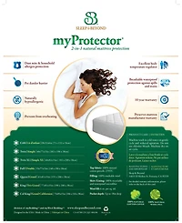 Sleep & Beyond Myprotector 2-in-1 Ultimate Washable Mattress Protector