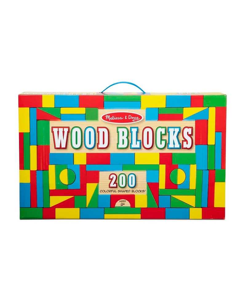 Melissa and Doug 200 Wood Blocks Set