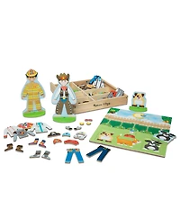 Melissa and Doug Occupations Magnetic Pretend Play Set