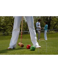 Londero Classic Bocce Solid Beechwood Outdoor Game Set