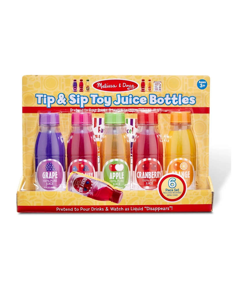 Melissa and Doug Tip Sip Toy Juice Bottles