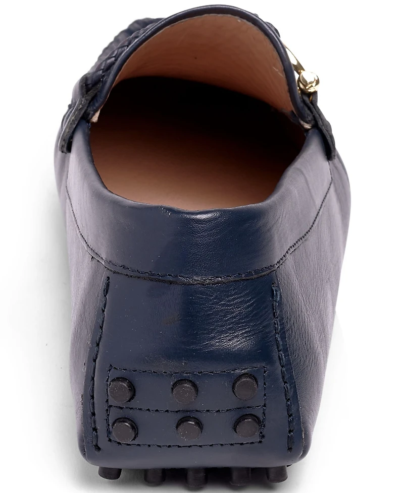 Carlos by Santana Men's Malone Interweave Leather Slip-On Driving Loafers