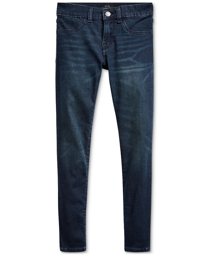 Polo Ralph Lauren Big Girls Aubrie Five-Pocket Denim Leggings