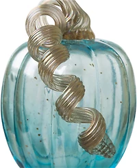 Glitzhome Glass Pumpkin