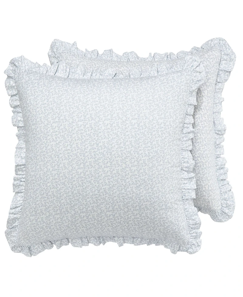Laura Ashley Chloe Cottage 2-Pc. Sham Set, European