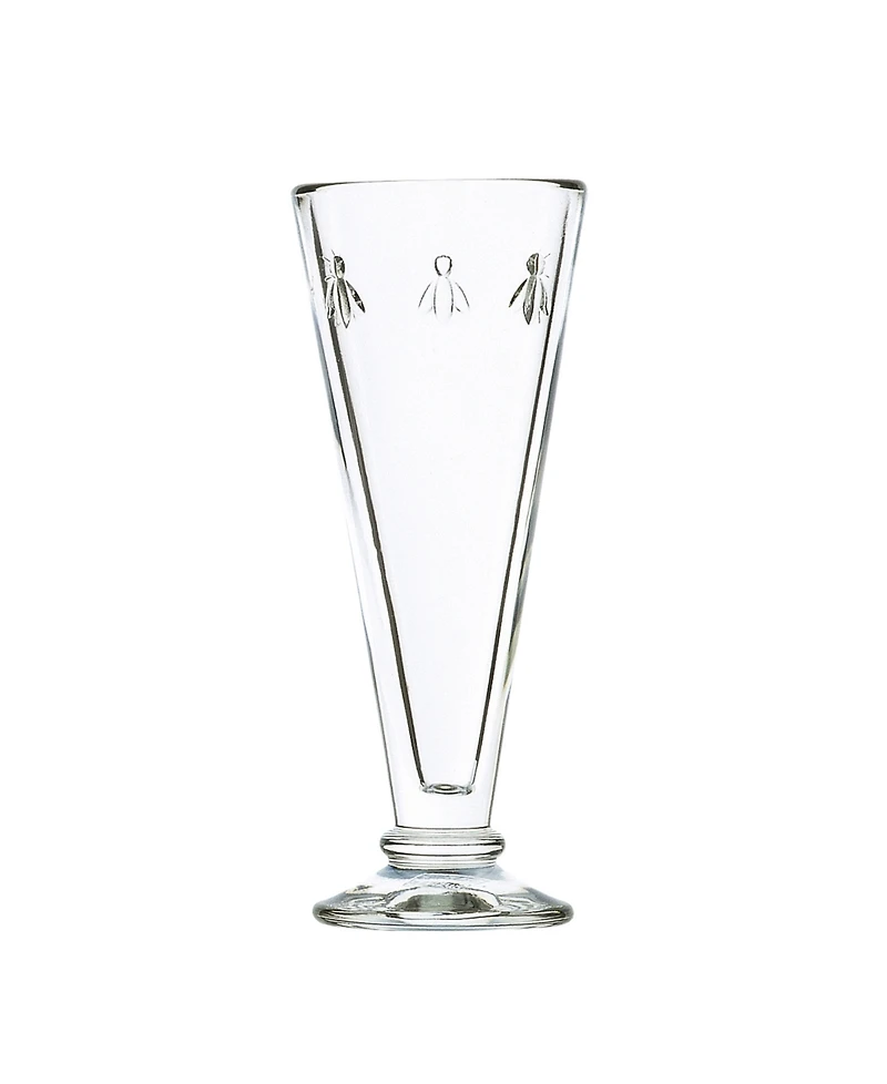 La Rochere Glassware Napoleon Bee 6-ounce Flutes, Set of 6