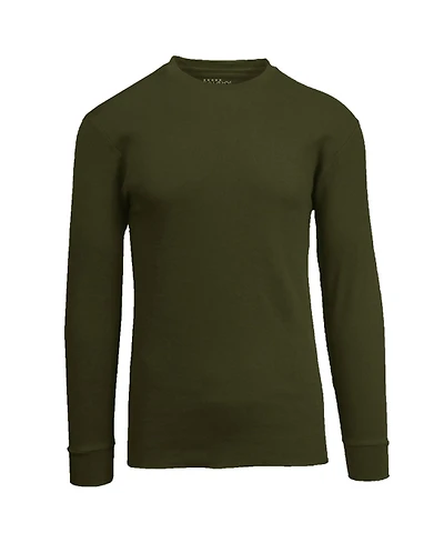 Galaxy By Harvic Men's Waffle Knit Thermal Shirt