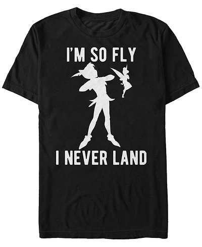 Disney Men's Peter Pan I'm So Fly Short Sleeve T-Shirt