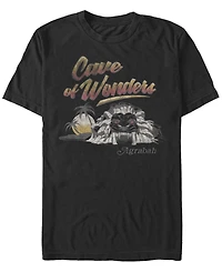 Disney Men's Aladdin Live Action Cave Of Wonders Landscape Short Sleeve T-Shirt