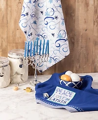 Design Imports Peace Love Latkes Dishtowels Set