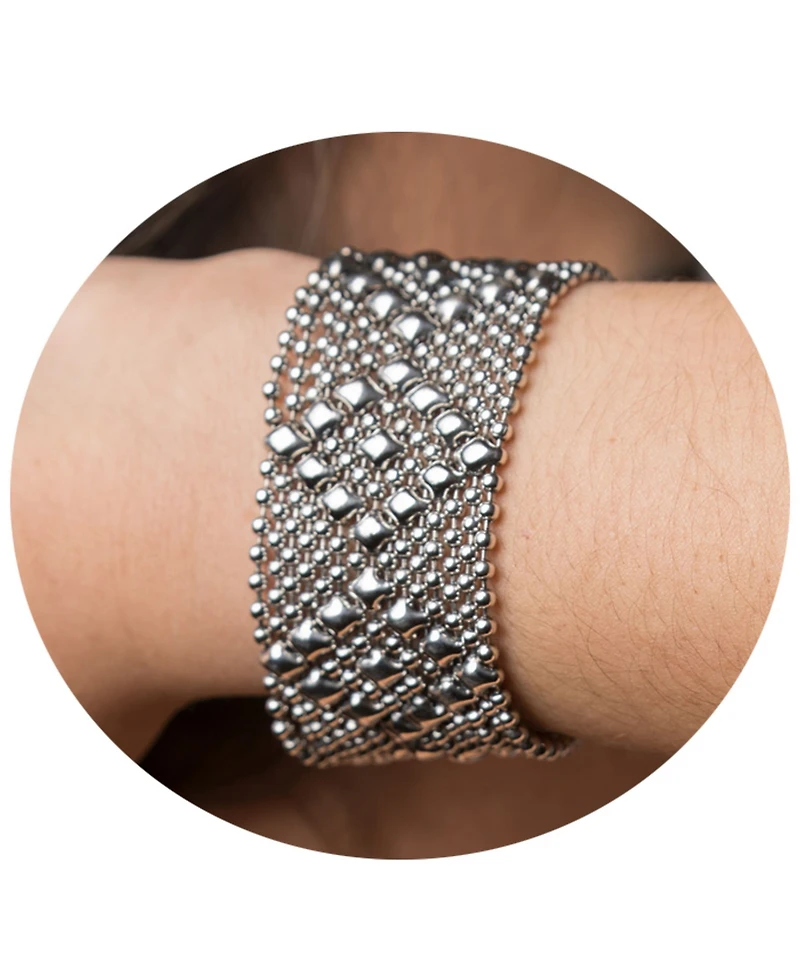 Sg Liquid Metal B9 Silver Mesh Bracelet 7", 7 1/2" or 8"