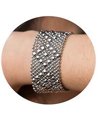 Sg Liquid Metal B9 Silver Mesh Bracelet 7", 7 1/2" or 8"