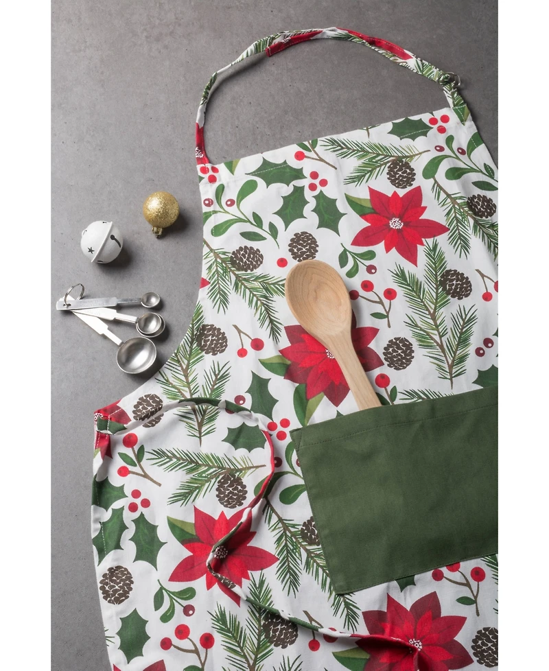Design Imports Woodland Christmas Chef Apron