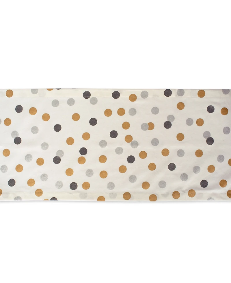Design Imports Metallic Confetti Table Runner