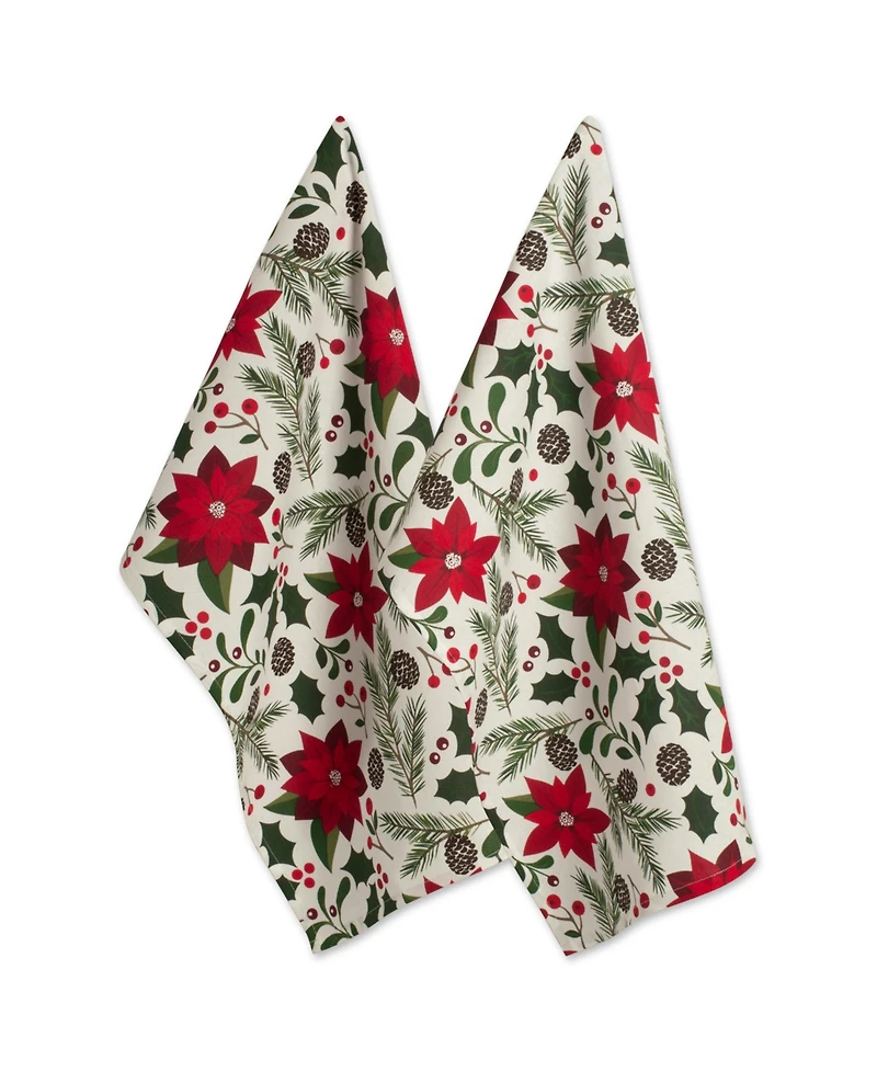 Design Imports Woodland Christmas Dishtowel Set