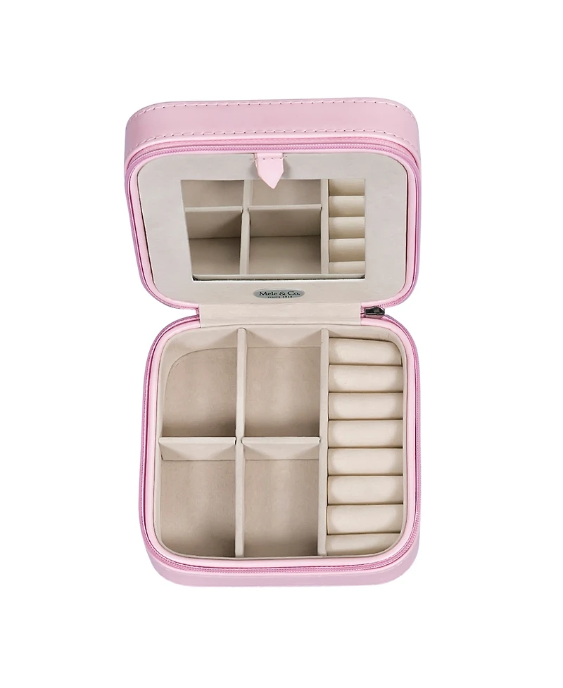 Mele Co. Josette Travel Jewelry Case Faux Leather