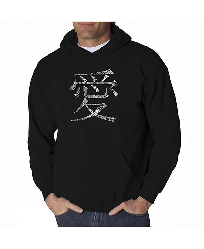La Pop Art Men's Word Hoodie - The Love 44 Languages
