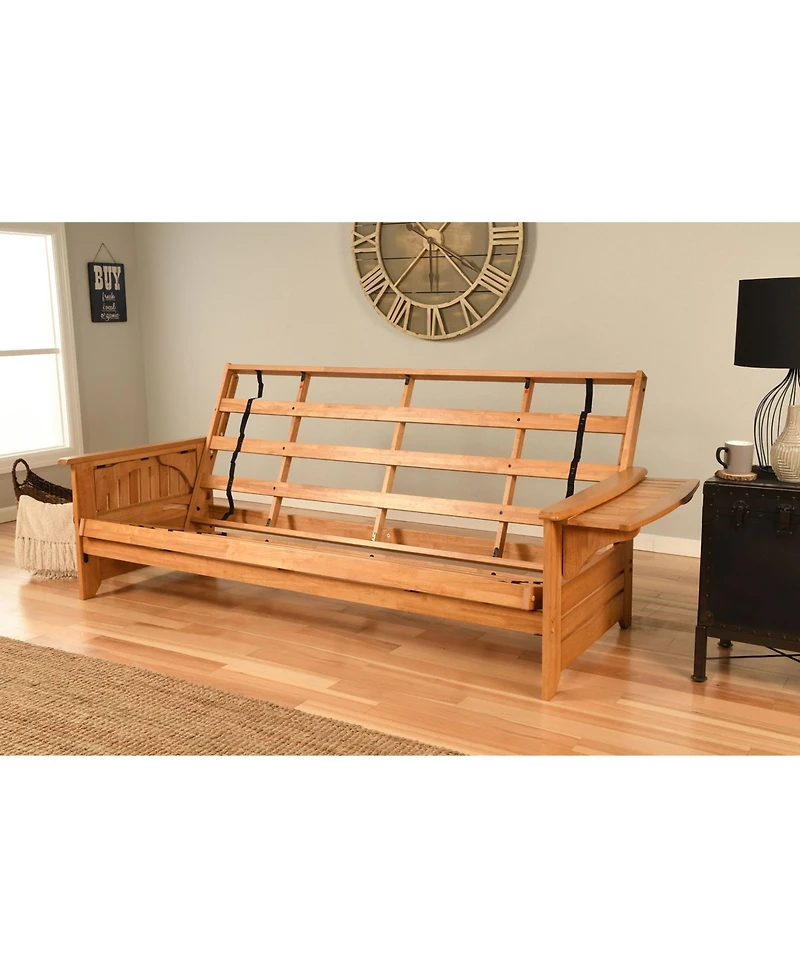 Phoenix Futon in Butternut Finish