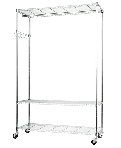 Trinity 3-Tier Rolling Garment Rack