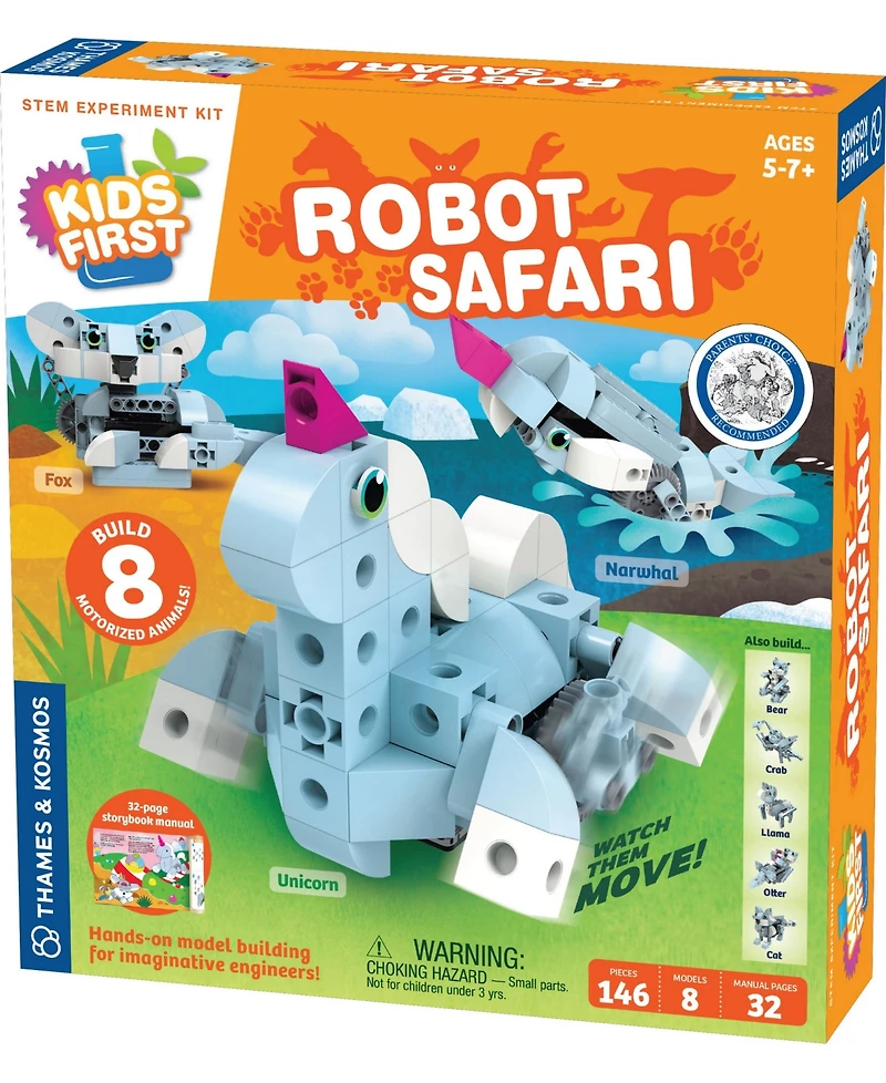 Thames & Kosmos Kids First - Robot Safari - Introduction To Motorized Machines