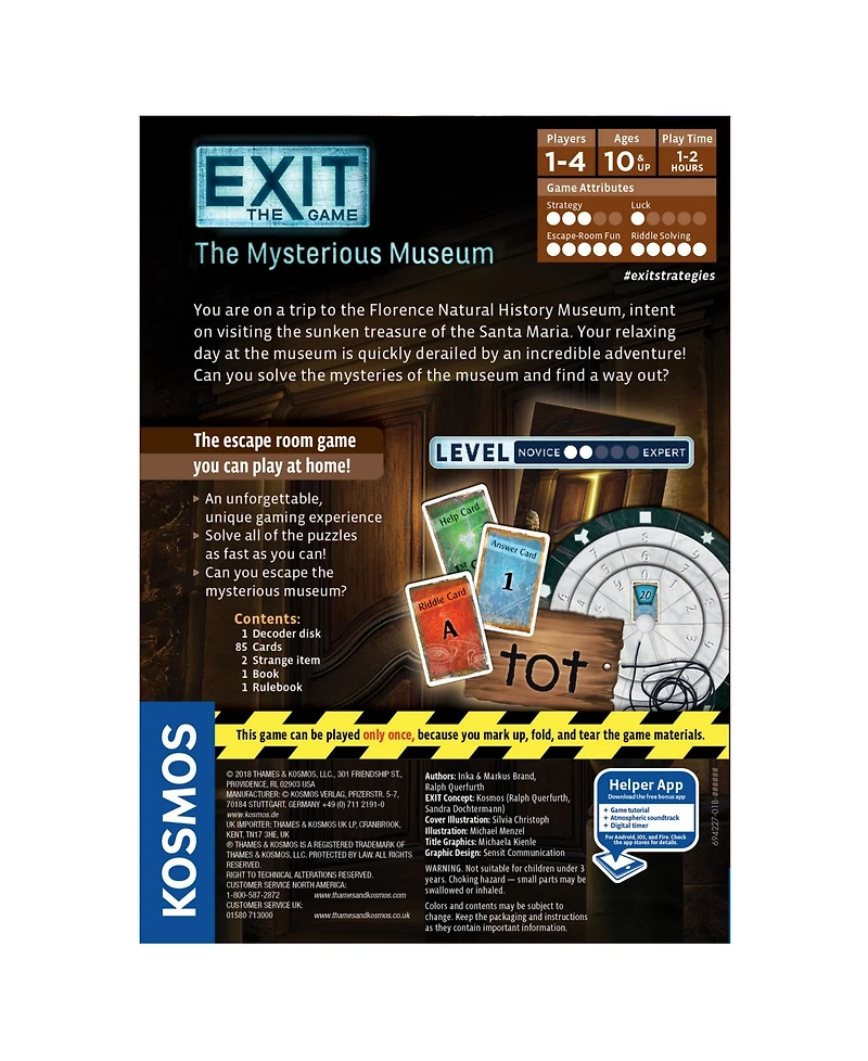 Thames & Kosmos Exit - The Mysterious Museum